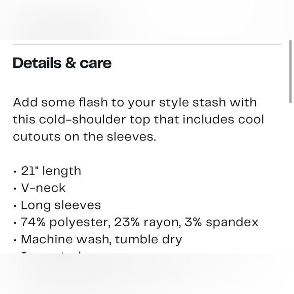 One state slashed sleeve sweater NWT L - Picture 2 of 2